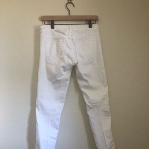 H&M white skinny jeans